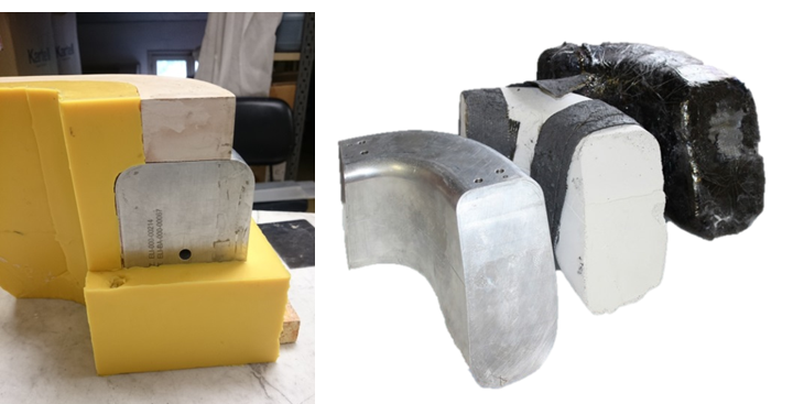 Molds and sacrificial cores for the production of complex-shape ceramic matrix laminates
