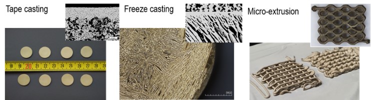 Development of ceramic membranes for selective hydrogen separation
